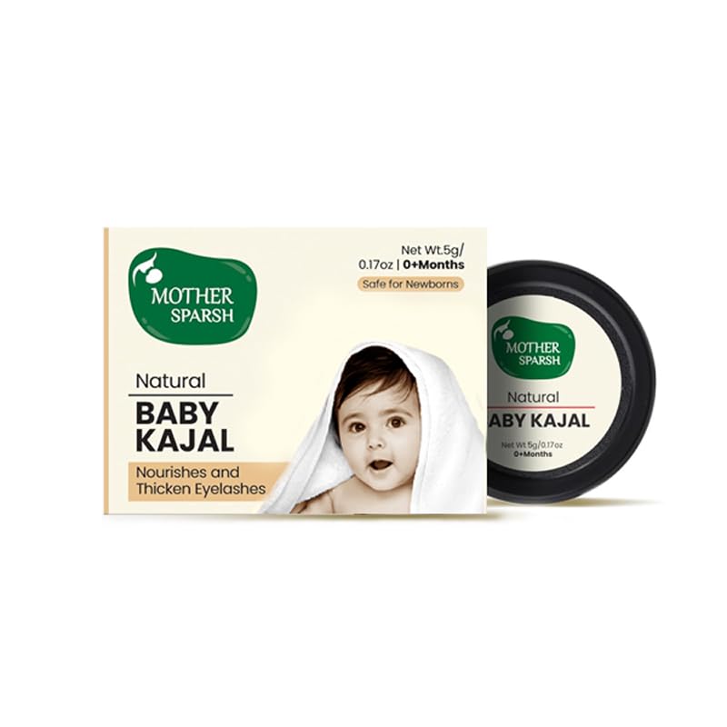 Mother Sparsh Natural Baby Kajal with Lead & Irritation Free | 5g