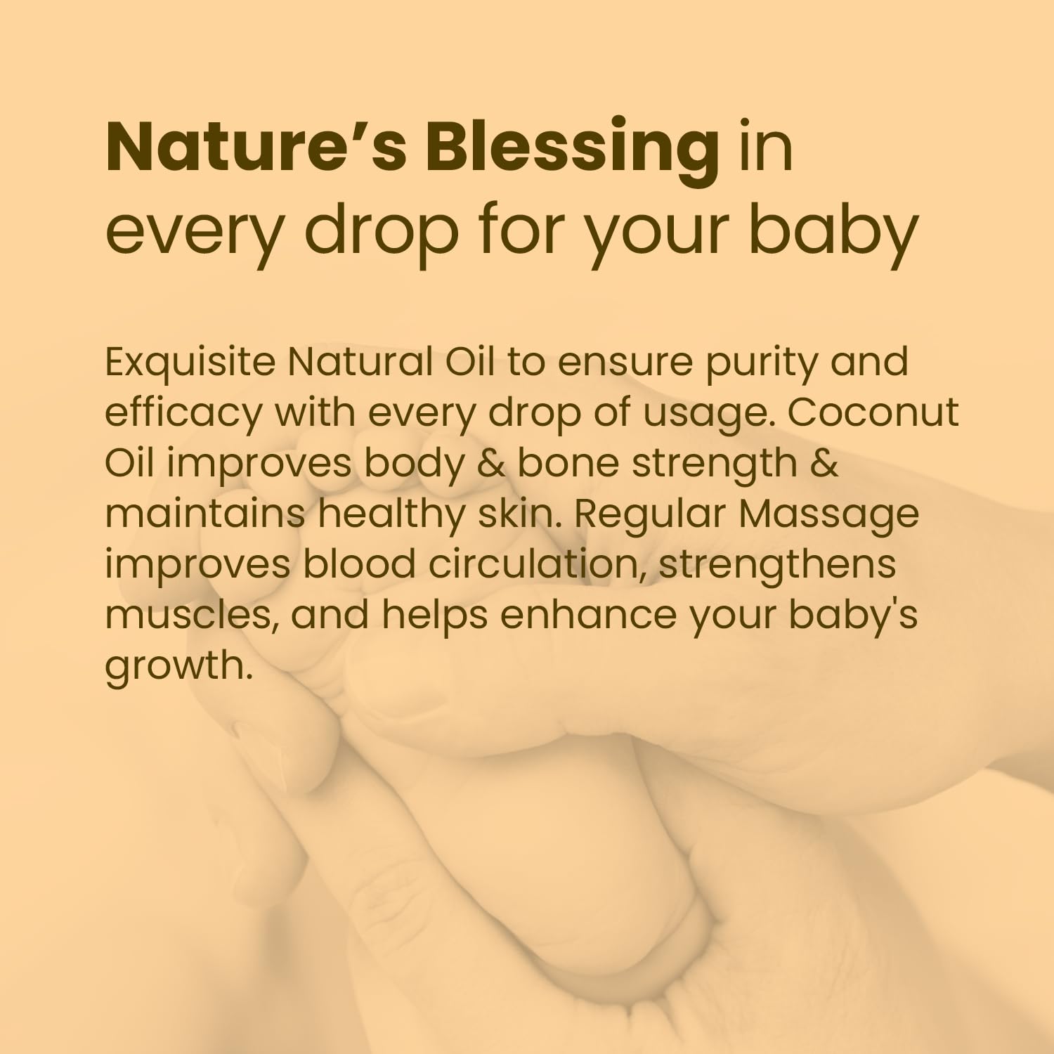 Mother Sparsh Cold Pressed Coconut Oil 200ml | Baby Skin & Hair Care