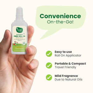 Mother Sparsh Natural Mosquito Repellent Fabric Roll-on for Babies-12ml