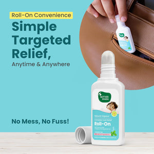 Mother Sparsh Natural Vapour Cold Relief Roll-On for Babies | 15ml