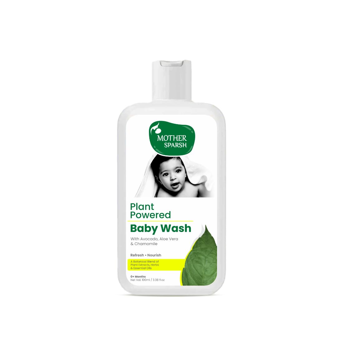 Mother Sparsh Plant Powered Natural Baby Body Wash | 100ml