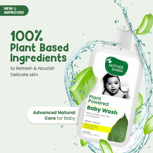 Mother Sparsh Plant Powered Natural Baby Body Wash | 100ml