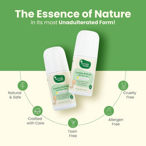 Mother Sparsh Tummy Roll On For Baby, Colic Relief, Constipation and Indigestion With Hing & Saunf | 100% Ayurvedic - 40ml
