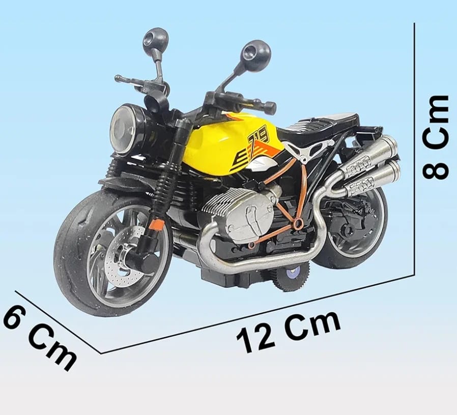 Collectible diecast motorcycle, detailed replica for kids, shop now at usmile.toys