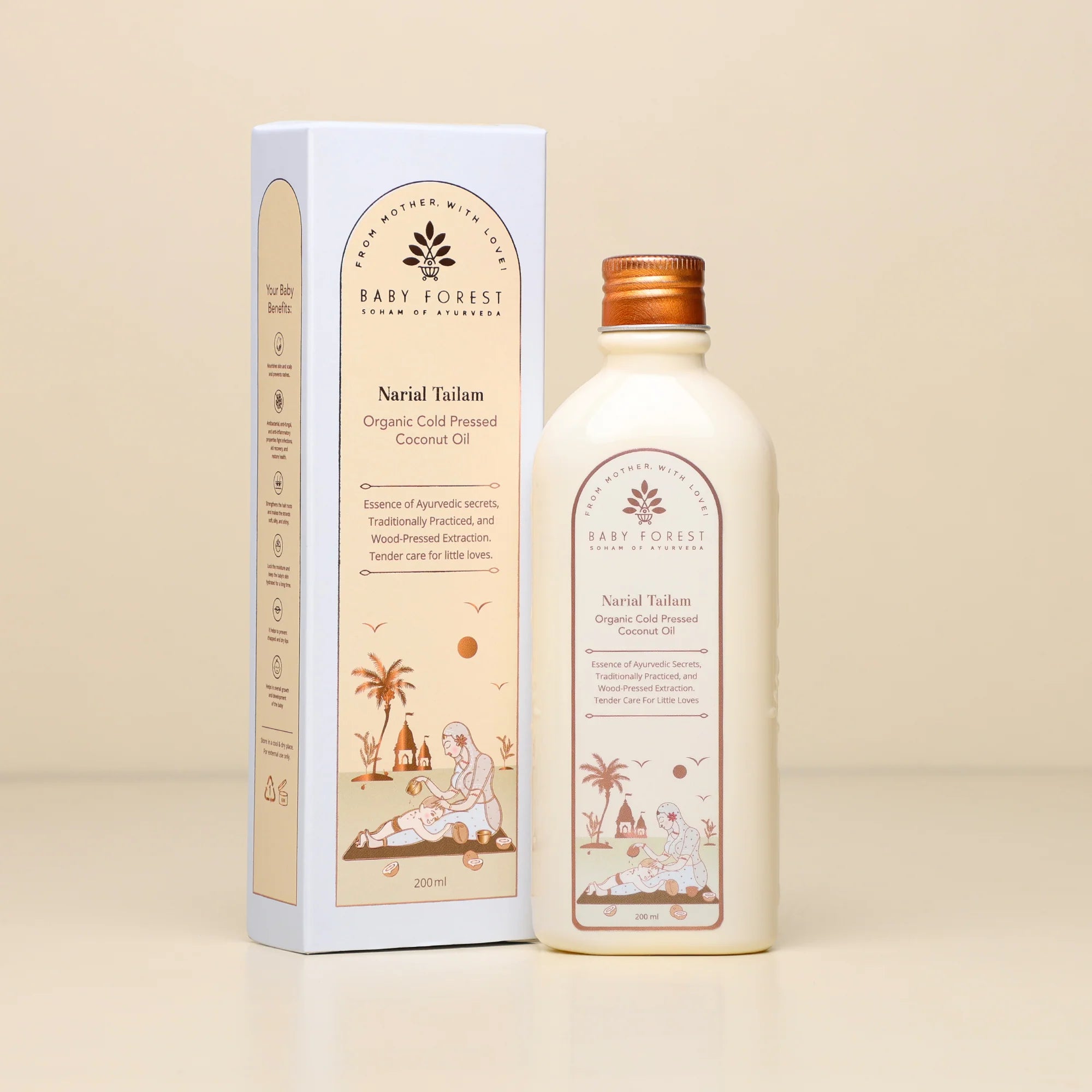 Baby Forest Narial Tailam- Organic Cold Pressed Coconut Oil