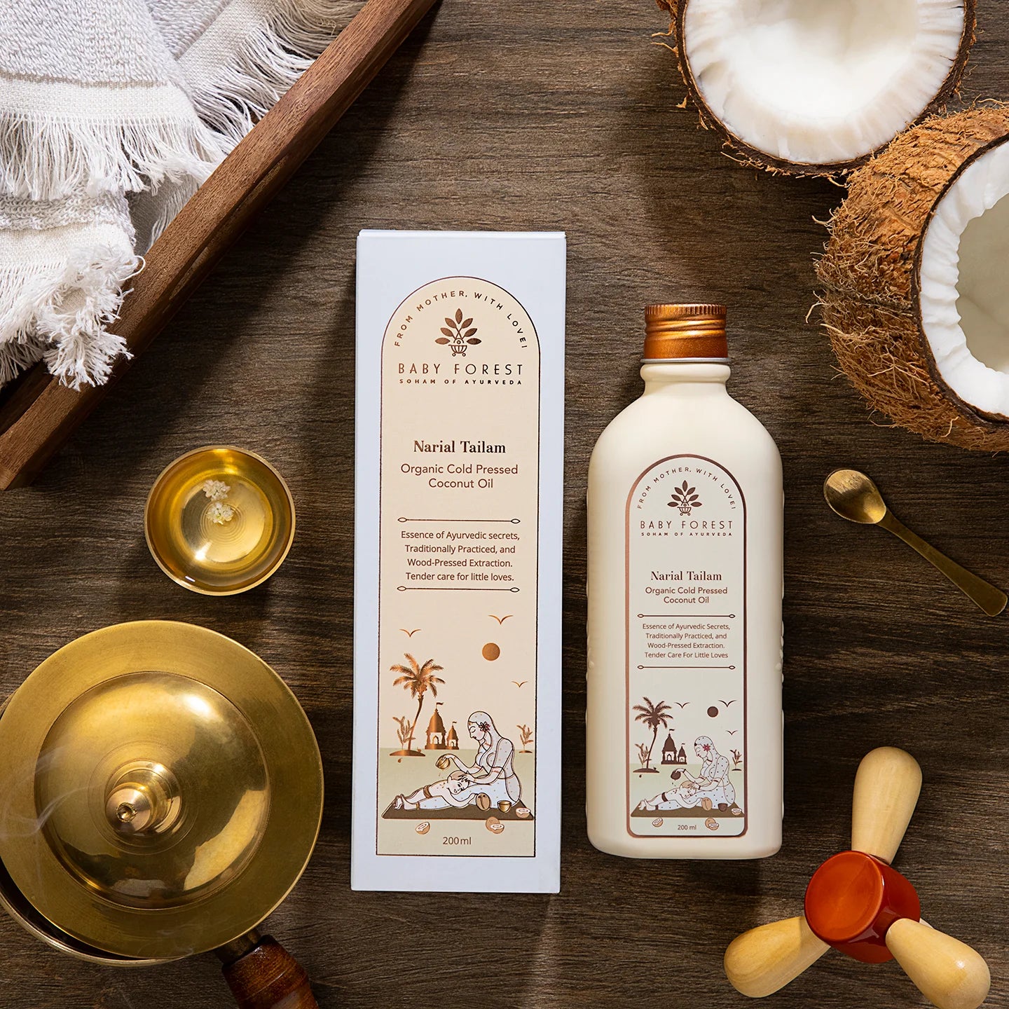 Baby Forest Narial Tailam- Organic Cold Pressed Coconut Oil