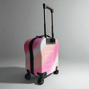 This is very descriptive, capturing the color ("pink"), the character type ("rabbit"), the theme ("galaxy," "PLANET"), and the item type ("trolley bag," "kids"). It also includes your brand name. This is great for users searching for character luggage or specific colors. www.usmile.toys