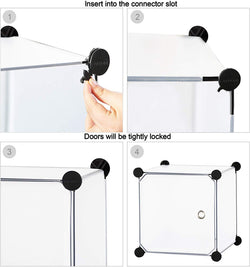 U Smile Toys children's modular closet (105x36x140 CM), ideal for organizing clothes and toys in a nursery or kid's room. www.usmile.toys