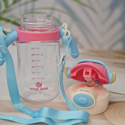 Plastic Water Bottles for Kids - Space Bear