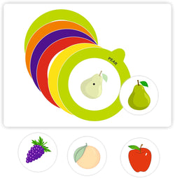 Vibrant preschool educational book showing concepts like "DIFFERENT" umbrellas and "DIRTY" child, perfect for interactive learning at home www.usmile.toys