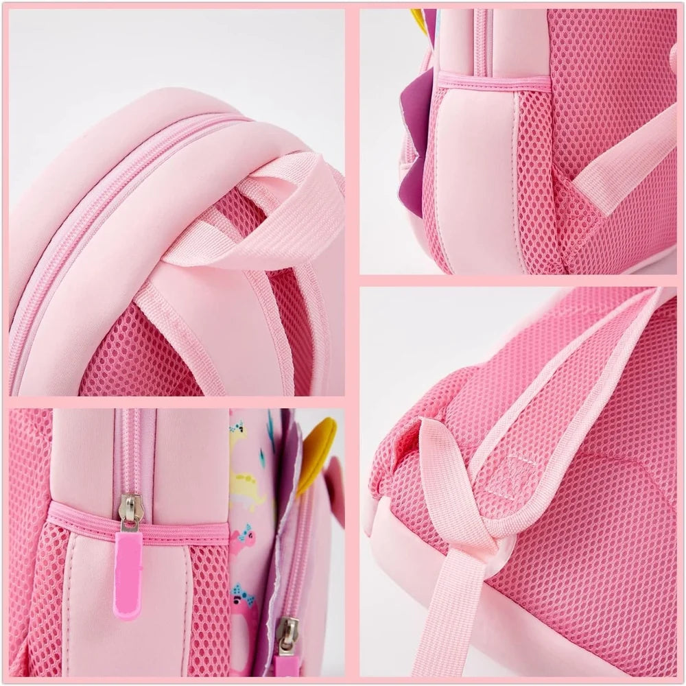 Cute Children's Backpack for Picnic: Pink polyester with adorable prints. Ideal for snacks and small items.
www.usmile.toys