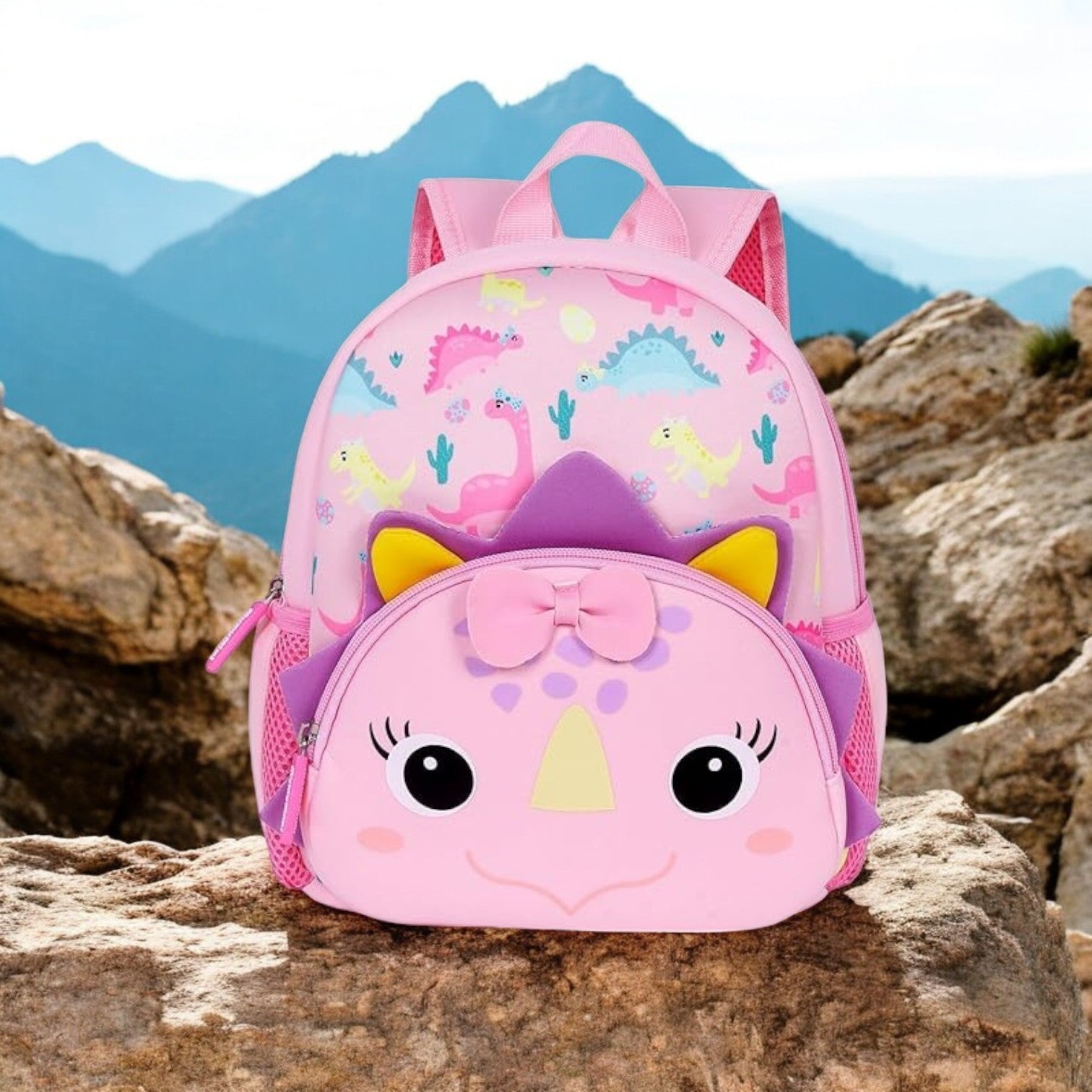 Polyester Children's Picnic Backpack: Cute printed design, lightweight and durable. Perfect for kids' outings.
www.usmile.toys