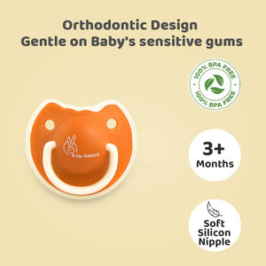 R for Rabbit Baby Tusky Pacifier Ultra Light Soft Silicone Nipple
