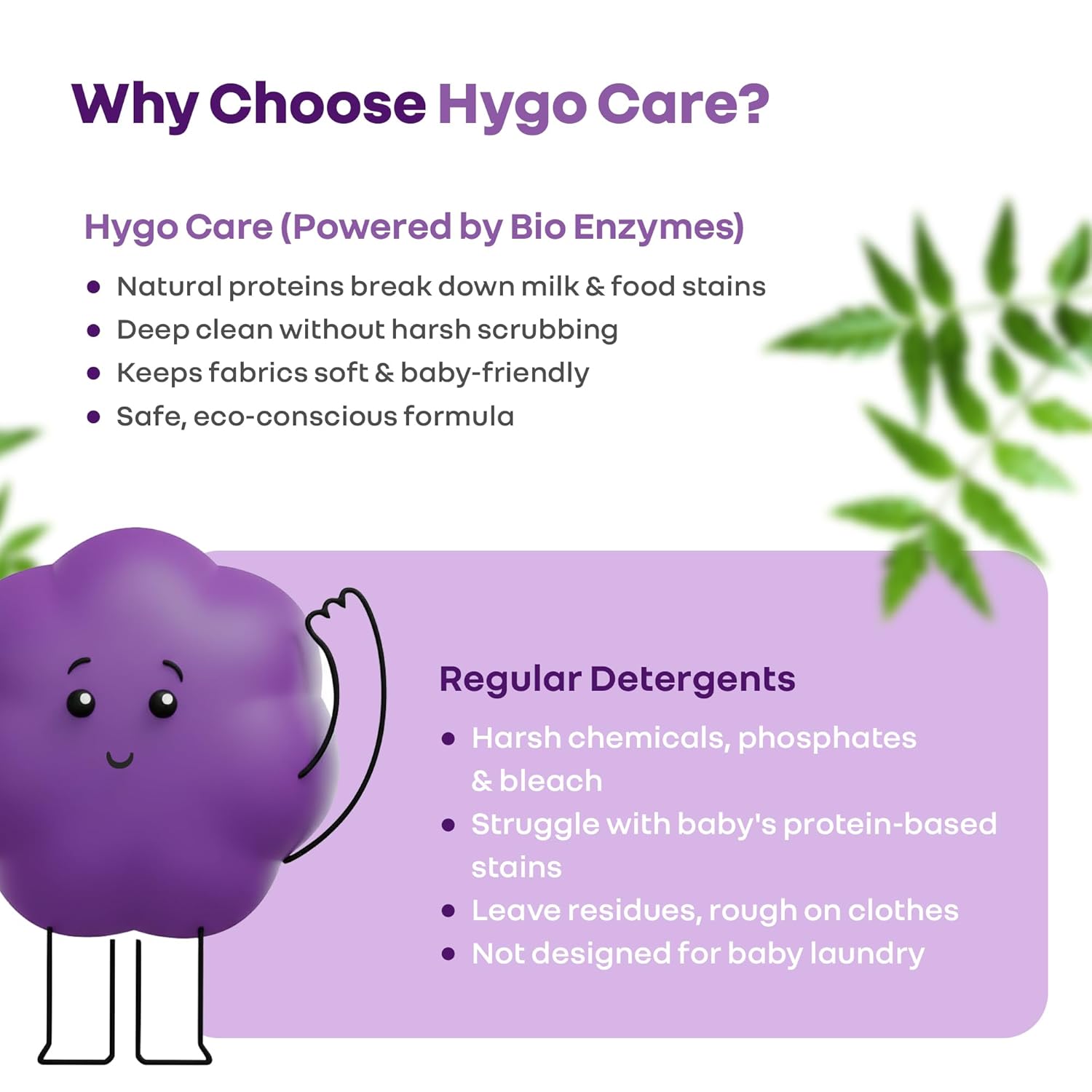 R for Rabbit Hygocare 1000ml | Baby Laundry Liquid Detergent