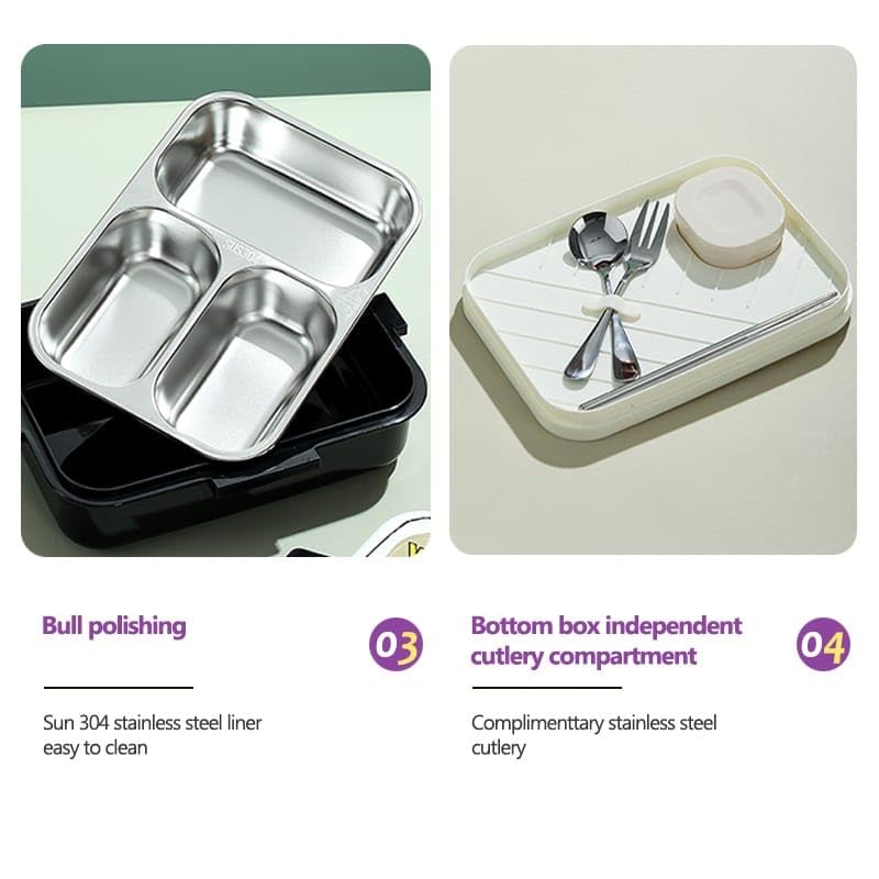 Fun rock star panda lunch container for children, keeping meals fresh and exciting for school. www.usmile.toys