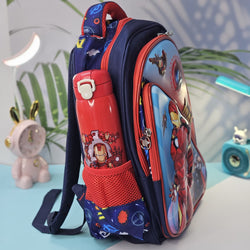 Usmile Toys cartoon children's backpack, an Iron Man themed school bag for kids, designed with bright colors and a durable material." www.usmiler.toys