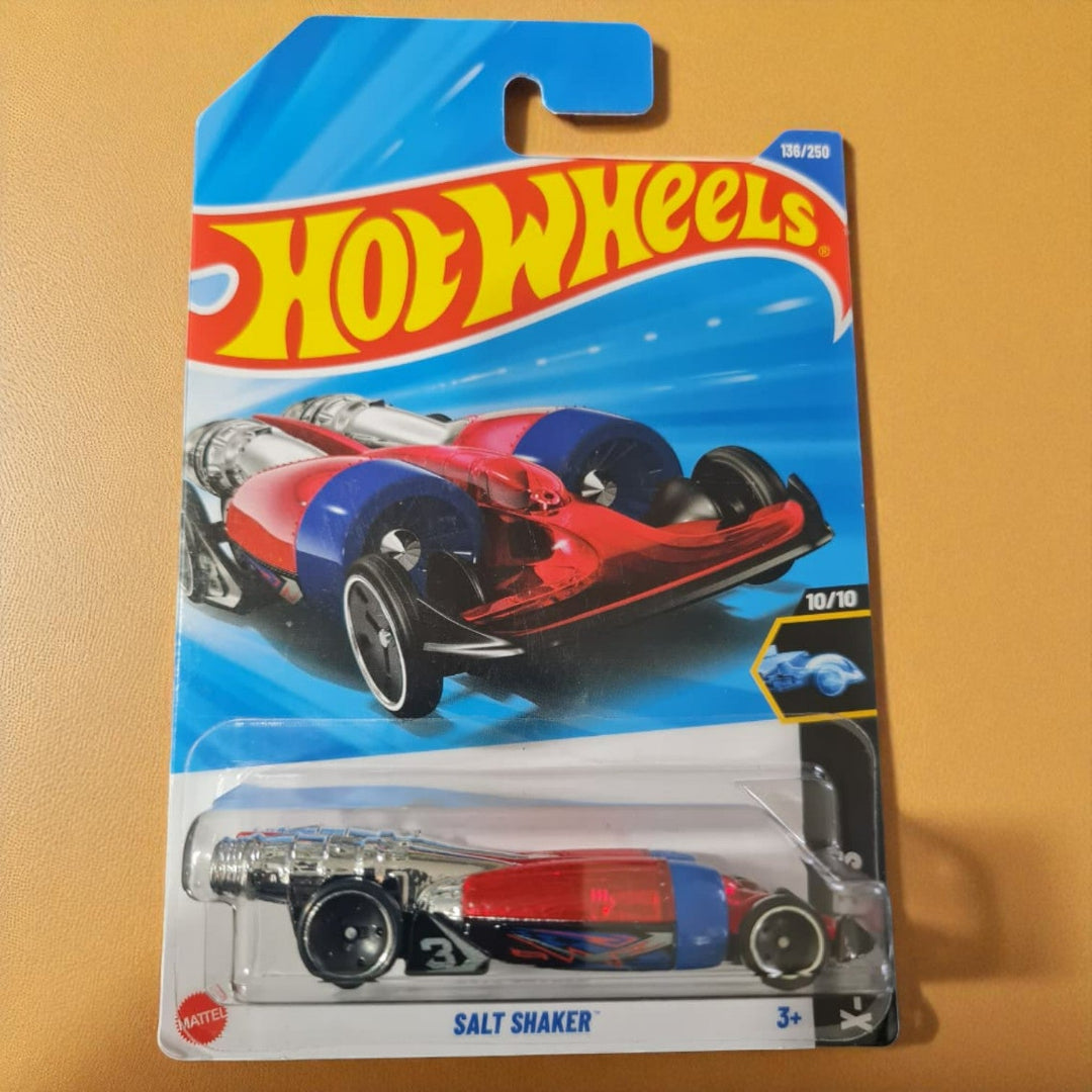 Hot Wheels toy car in packaging on a beige background. www.usmile.toys