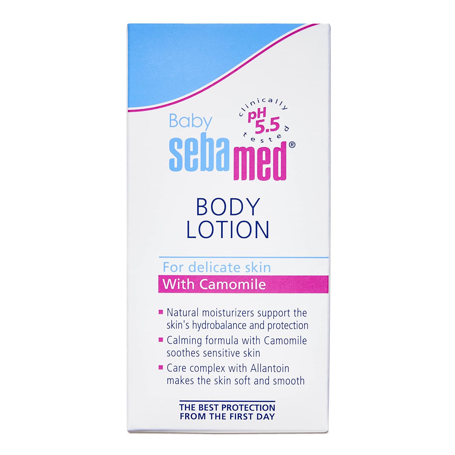 Sebamed Baby Body Lotion 50 ml|Ph 5.5|Camomile & Allantoin| Dermatalogically tested| Sensitive skin