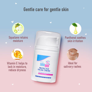 Sebamed Baby Protective Facial Cream| pH 5.5| Baby Face Cream| Vitamin E for Soft Skin| Ideal for salivary rashes| 50ml
www.usmile.toys