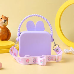 Silicone Cute Cartoon Sling Crossbody Purse Bags for Girls
