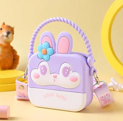Silicone Cute Cartoon Sling Crossbody Purse Bags for Girls