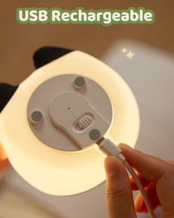 Silicone Night Lamp for Kids - Cute Sitting Panda