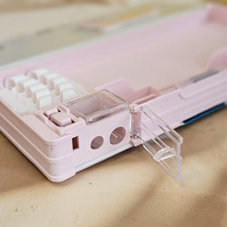 Children's magnetic pencil cases with BTS theme, built-in calculator and torch, interactive and fun, buy online at www.usmile.toys.