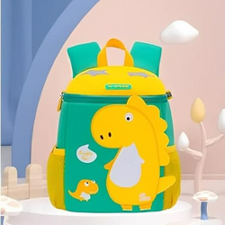 Small Dinosaur Backpack for Kids: Cute cartoon design in green and yellow. Perfect size for toddlers and preschoolers.
www.usmile.toys