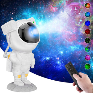 Cute astronaut-themed kids night lamp standing on a moon surface base, with a glowing helmet light and space background. Ideal for children’s bedrooms, this decorative lamp adds a fun outer space vibe. Available at U Smile Toys—perfect gift for little space explorers and kids room decor.