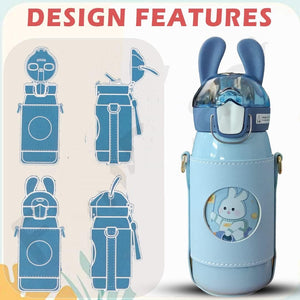 Cute Animal Water Bottle for Children: Stainless steel with straw, perfect for school and travel.
www.usmile.toys