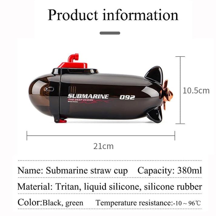 Novelty Submarine Shaped Water Bottle: Durable plastic with a cool, deep ocean submarine design. Great for young adventurers.
www.usmile.toys
