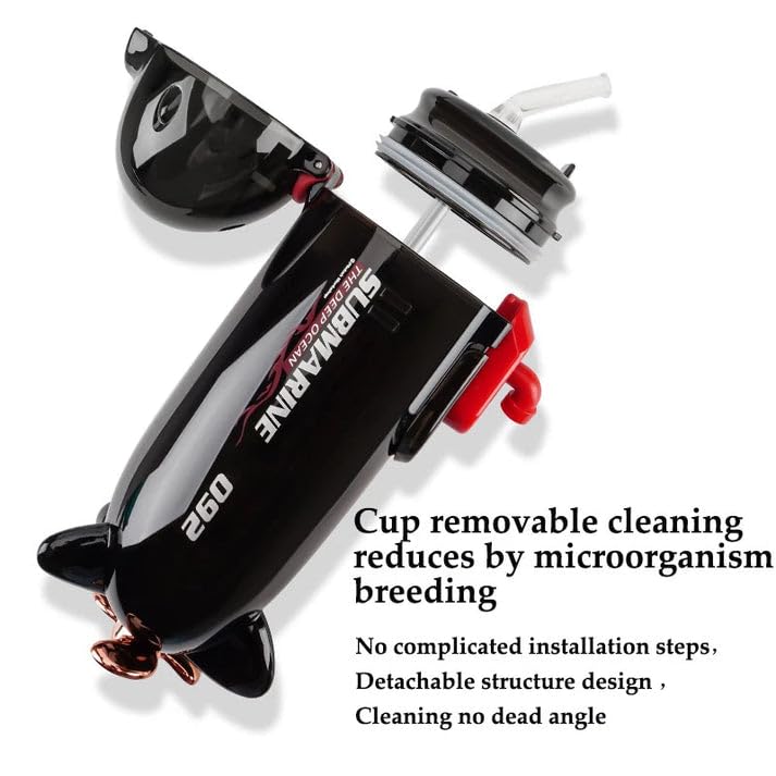 Novelty Submarine Shaped Water Bottle: Durable plastic with a cool, deep ocean submarine design. Great for young adventurers.
www.usmile.toys