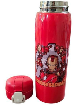 This stainless steel cartoon bottle with a flip top features Captain America, Spider-Man, and Iron Man.
www.usmile.toys