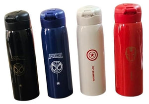This stainless steel cartoon bottle with a flip top features Captain America, Spider-Man, and Iron Man.
www.usmile.toys