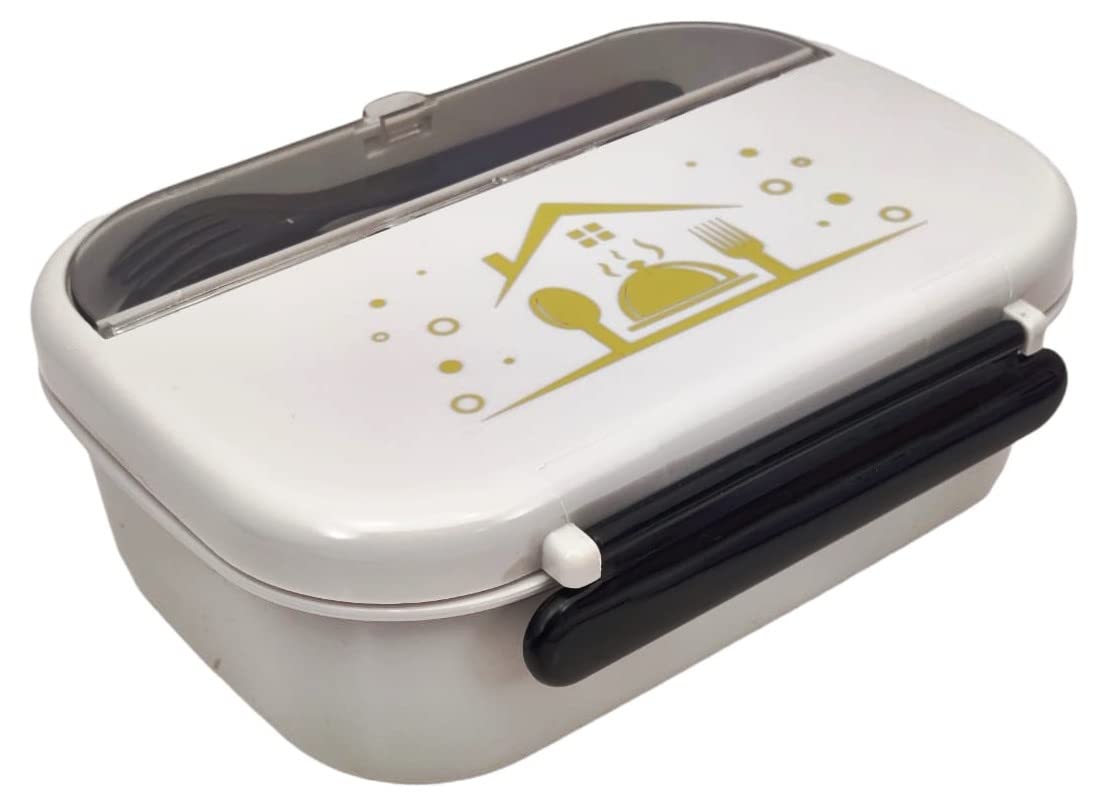 Durable blue kids insulated food container, perfect for keeping school meals warm or cold with built-in cutlery. www.usmile.toys