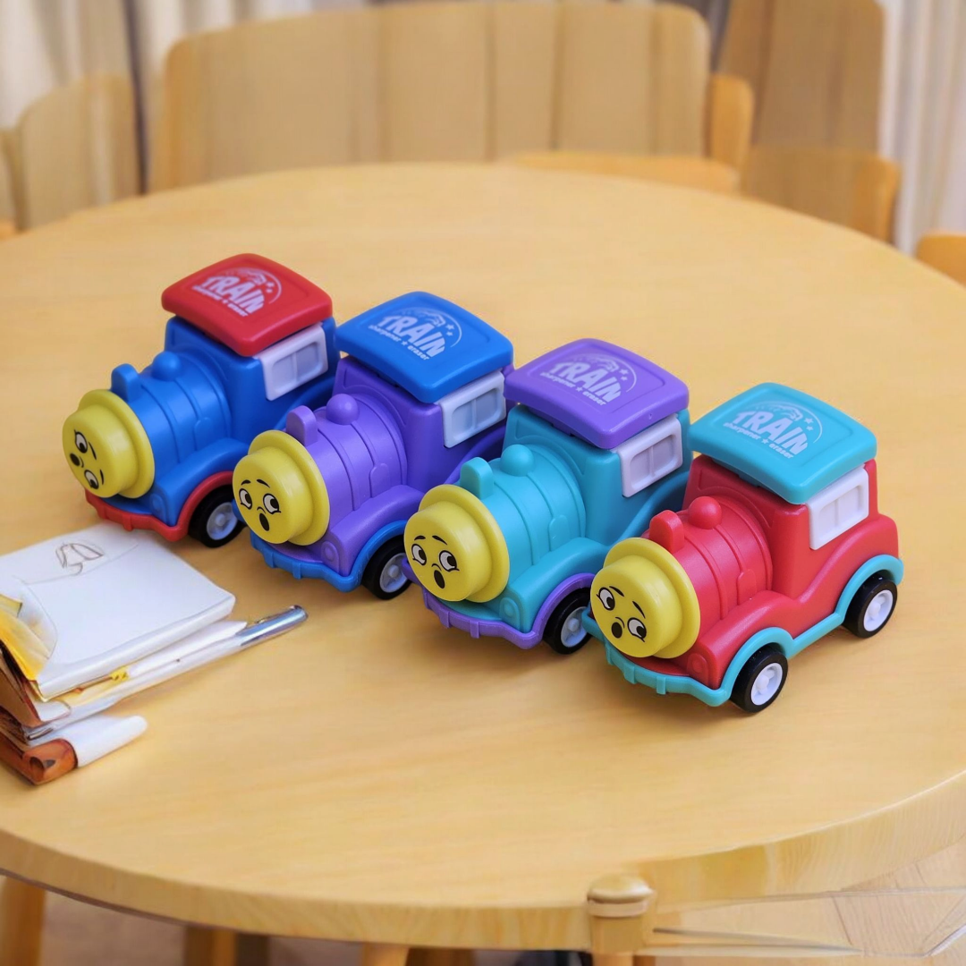 Train shape innovative sharpner with eraser set www.usmile.toys