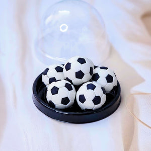 Fun and colorful sports ball erasers for kids' school supplies, 3 CM size, from U Smile Toys