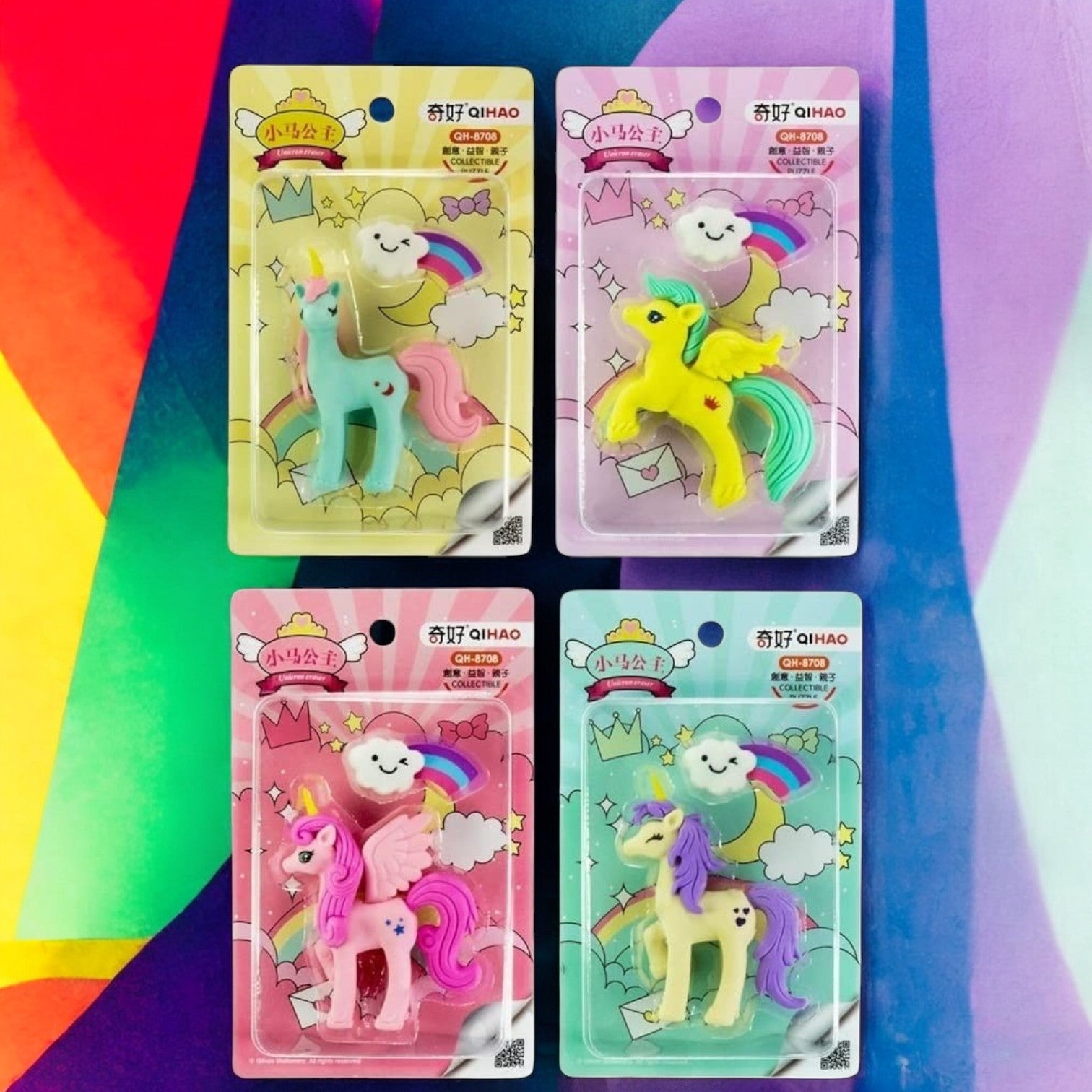 This set of three in random vibrant colours is perfect for correcting mistakes in a fun way.
Explore our wide range of cute and playful erasers for kids at Usmile Toys www.usmile.toys.