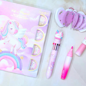 This A5 size journal comes with a sparkly cover, dividers, and a matching unicorn highlighter pen.
Explore our wide range of fun and engaging diaries and stationery for kids at Usmile Toys www.usmile.toys.