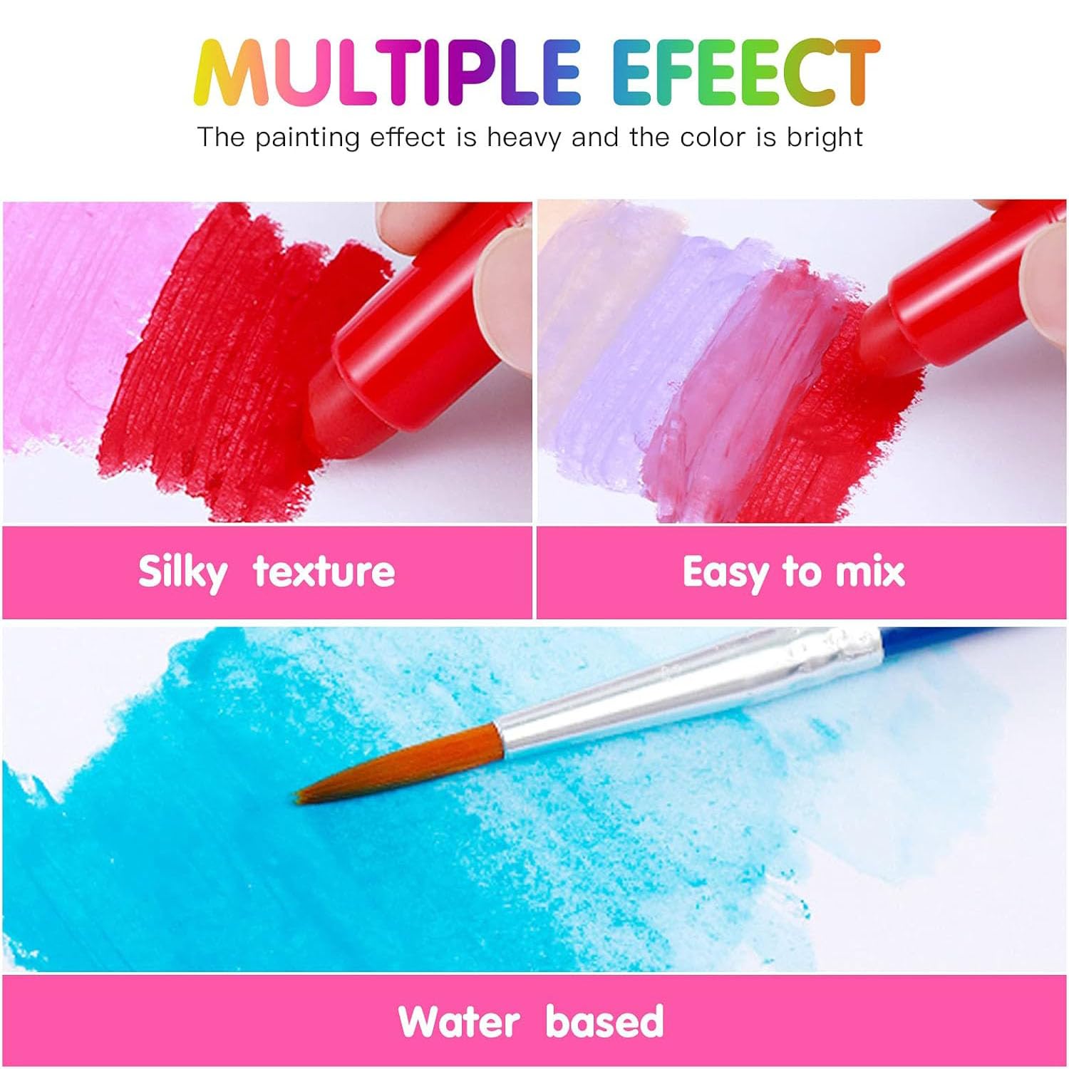 Washable crayon colour set for children with a twist-up mechanism, featuring 24 different shades for easy and clean colouring in www.usmile.toys
