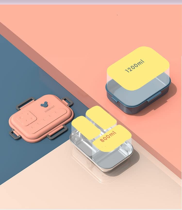 Children's Bento Box with Stainless Steel: Three compartments for organized lunches. Durable and kid-friendly.
www.usmile.toys