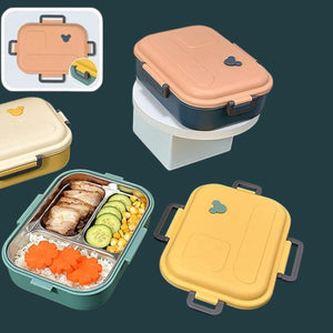 Stainless Steel Kids Lunch Box: Durable and safe with plastic outer shell. Perfect for children's meals.
www.usmile.toys