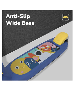 Product with cartoon design on a black background with text 'Anti-Slip Wide Base'.
