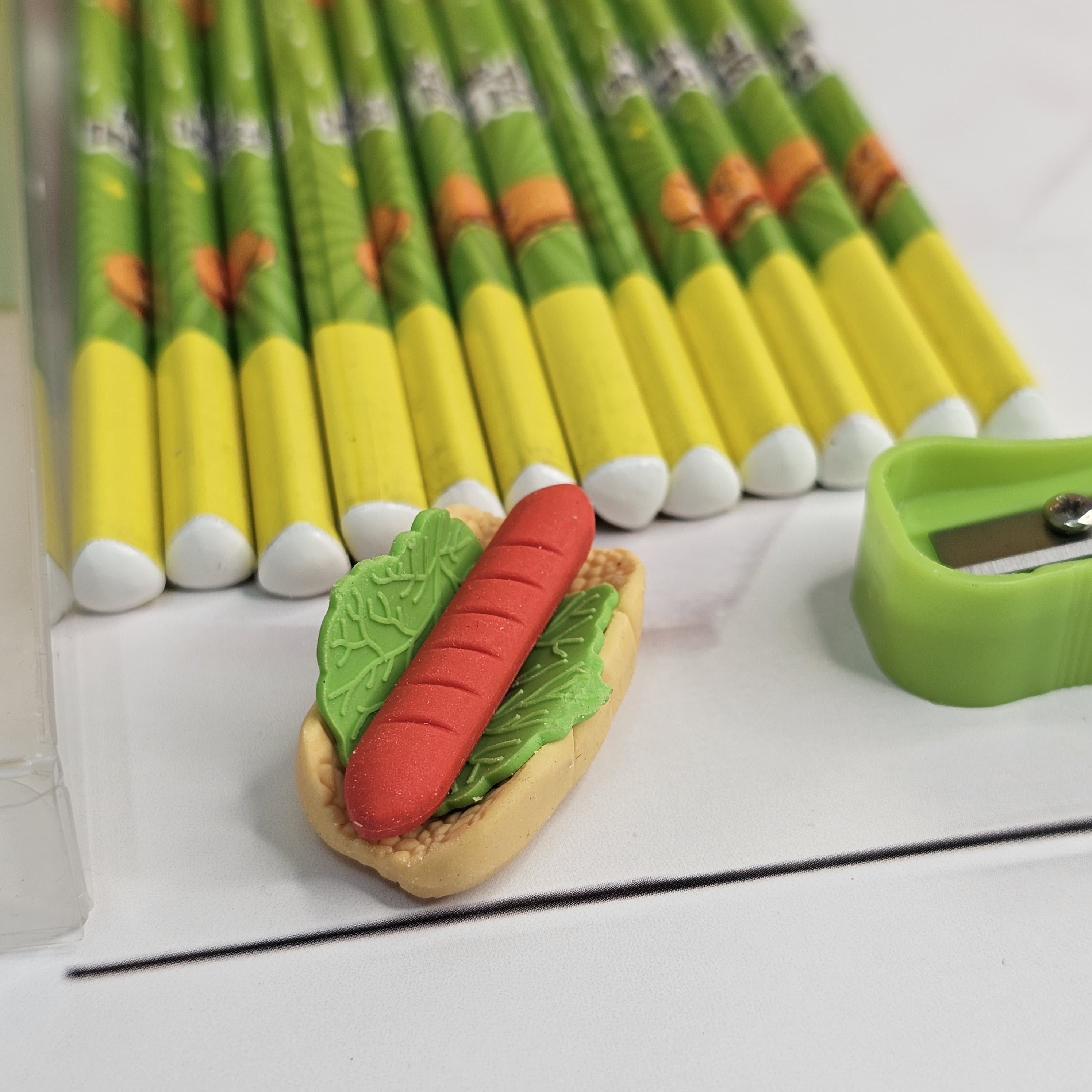 Fast Food Pencil Set for Kids: Includes themed pencils, eraser, and sharpener. Fun stationery for school and drawing.
www.usmile.toys