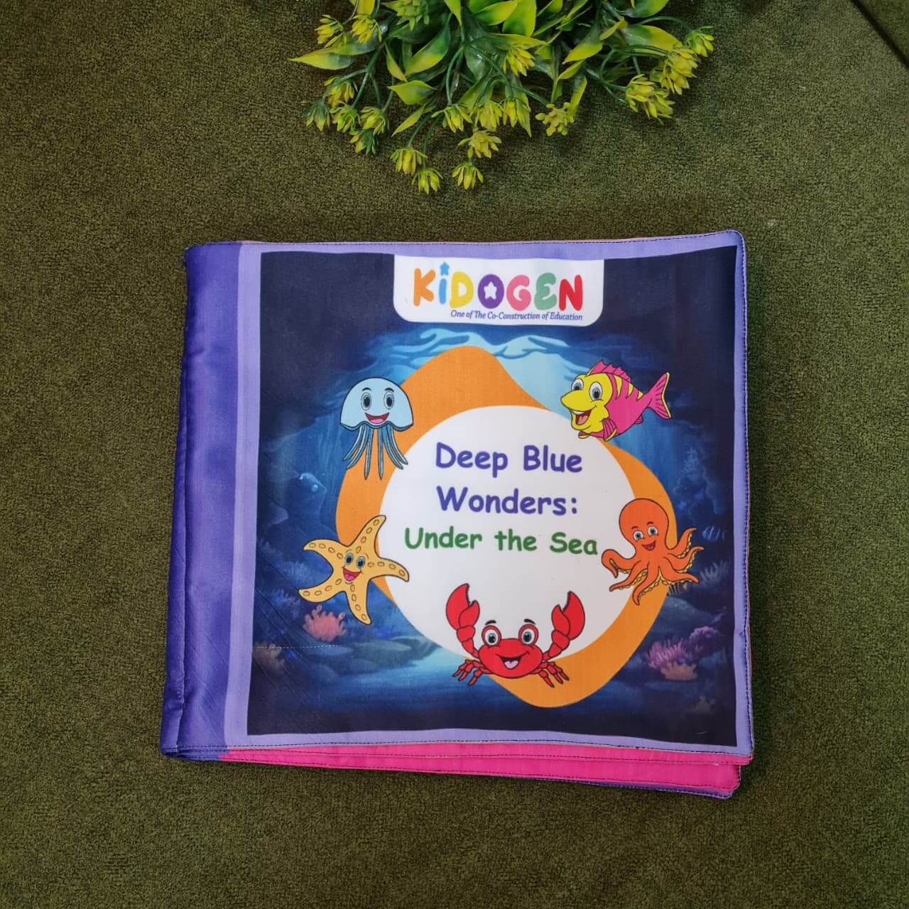 Introduce your little one to a world of fun learning with this colorful Learning toy for kids&nbsp;. Designed to be soft, safe, and interactive, this cloth book helps children learn new concepts while enjoying playtime.
