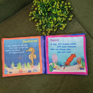 Introduce your little one to a world of fun learning with this colorful Learning toy for kids&nbsp;. Designed to be soft, safe, and interactive, this cloth book helps children learn new concepts while enjoying playtime.