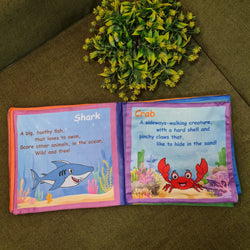 Introduce your little one to a world of fun learning with this colorful Learning toy for kids&nbsp;. Designed to be soft, safe, and interactive, this cloth book helps children learn new concepts while enjoying playtime.