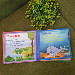 Introduce your little one to a world of fun learning with this colorful Learning toy for kids&nbsp;. Designed to be soft, safe, and interactive, this cloth book helps children learn new concepts while enjoying playtime.