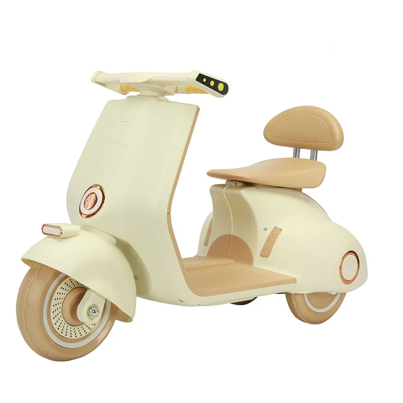 Introducing the Vespa Kids Bike, the ultimate blend of style and excitement for your little ones! Available now at 11Cart.com, this 12V battery-powered wonder is not just a bike but a thrilling adventure on wheels. With its sleek Vespa-inspired design, your child will be cruising in unparalleled style. But that's not all – this kids' bike comes with a remote control feature, allowing parents to take charge and ensure a safe and enjoyable riding experience. 