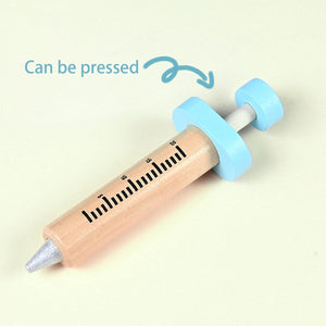 Packaging for a Kids Doctor Kit by Usmile Toys, likely containing a wooden dentist set with a working stethoscope, promoting imaginative role-play." www.usmile.toys